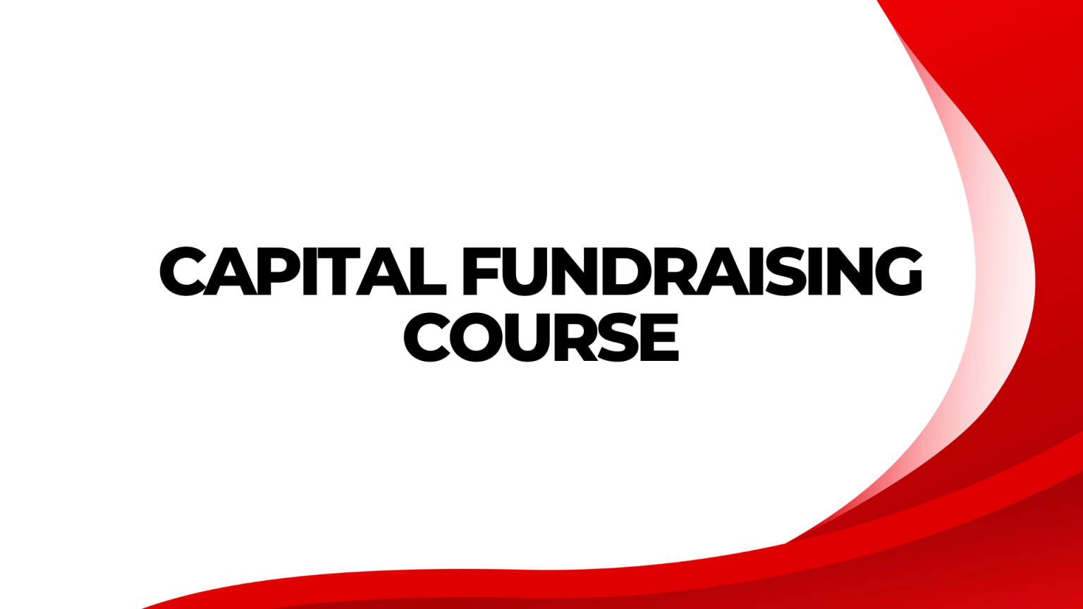 Capital fund raising course
