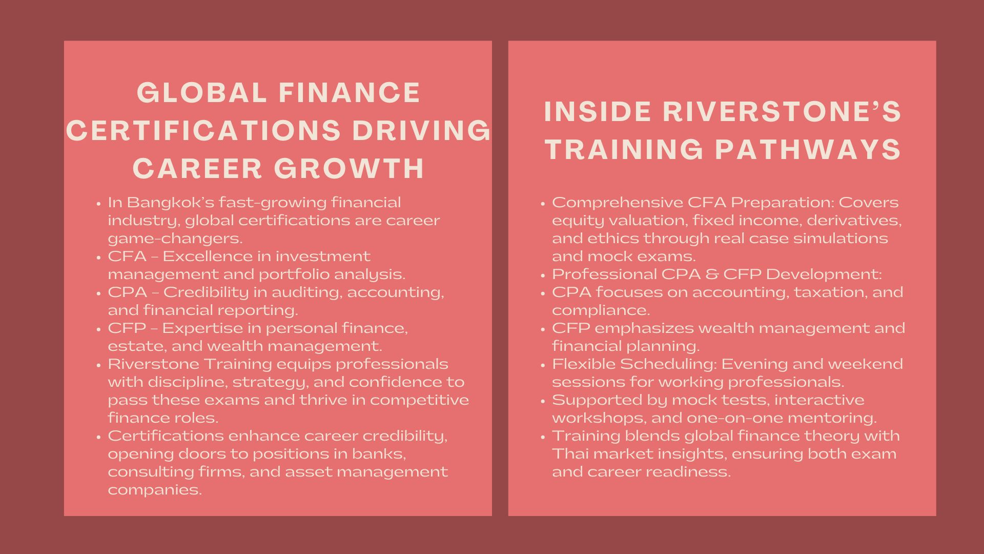 Best Private Equity and VC Training Bangkok