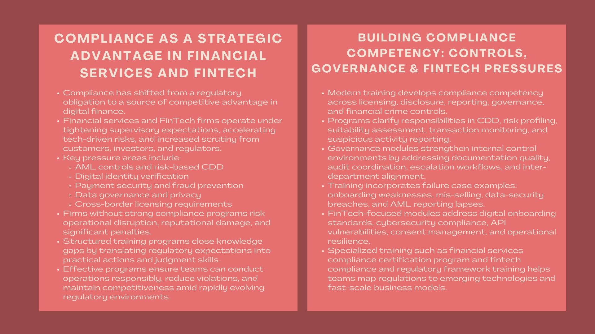 Professional Fintech Compliance Certification