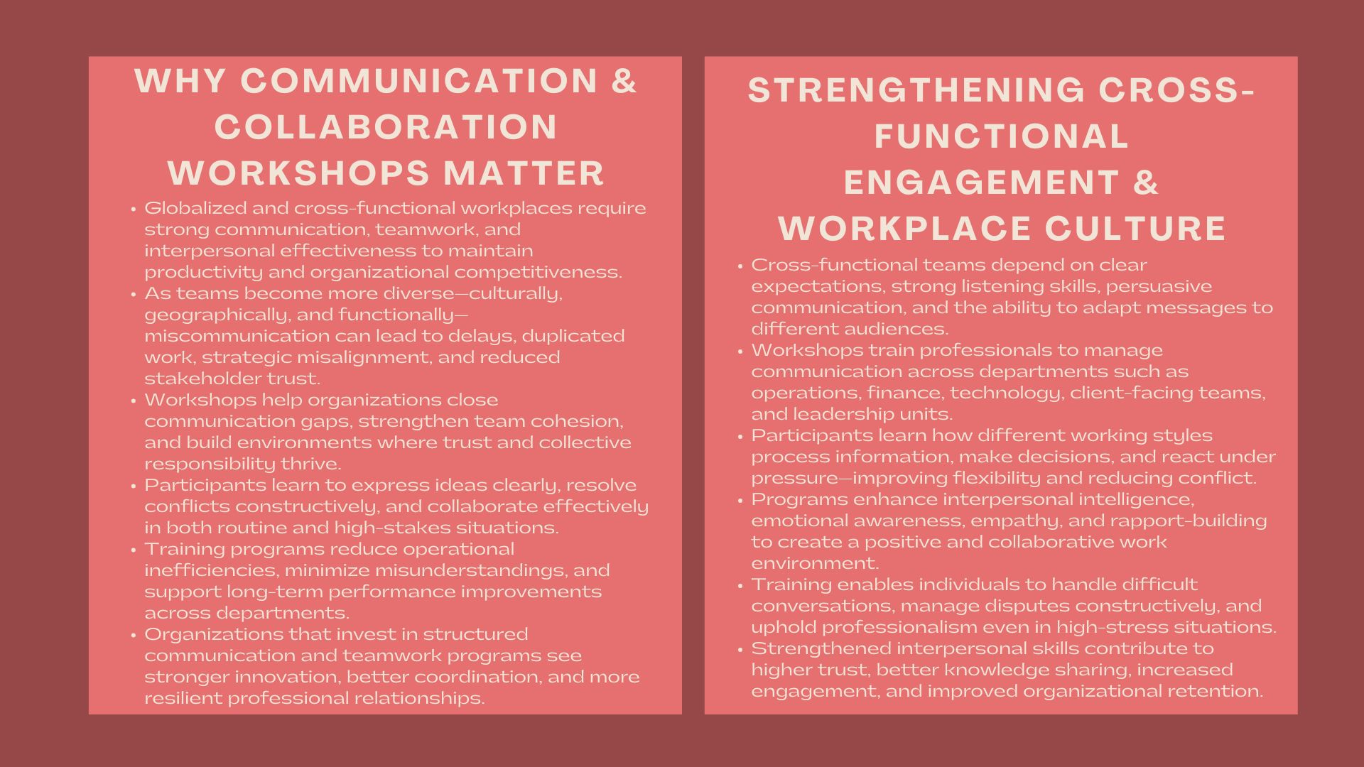 Certified Advanced Communication Skills Program