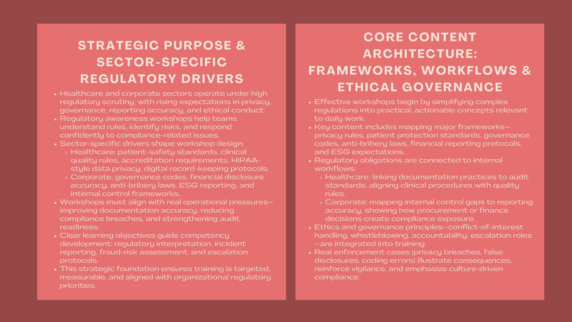 Certified Regulatory Awareness Training