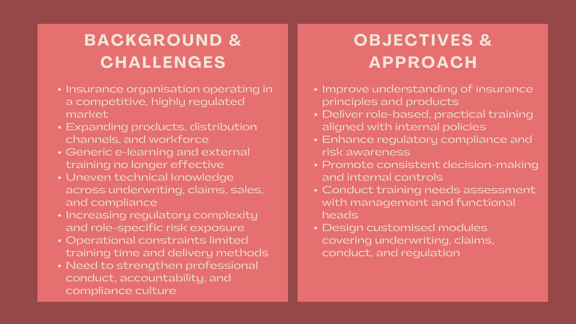 Case Study Insurance In-House