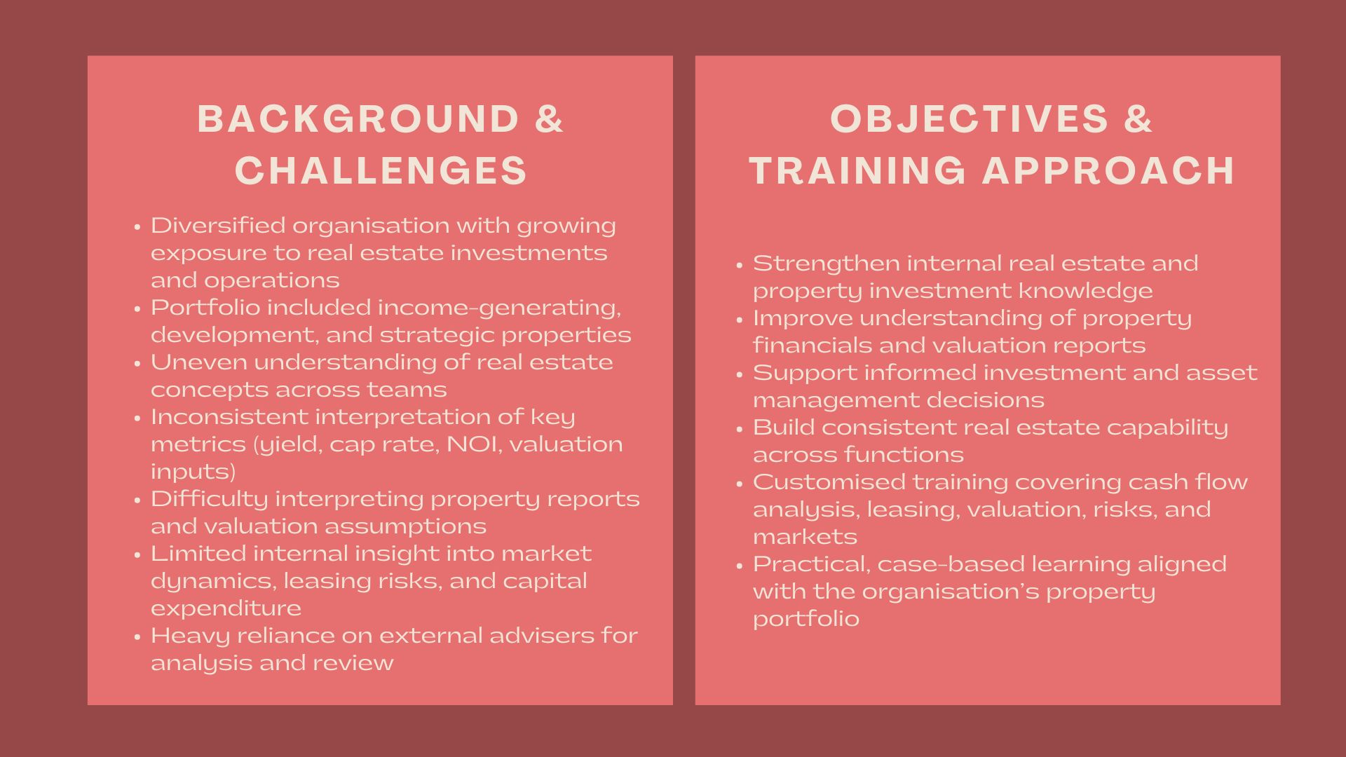 Case Study Real Estate In-House