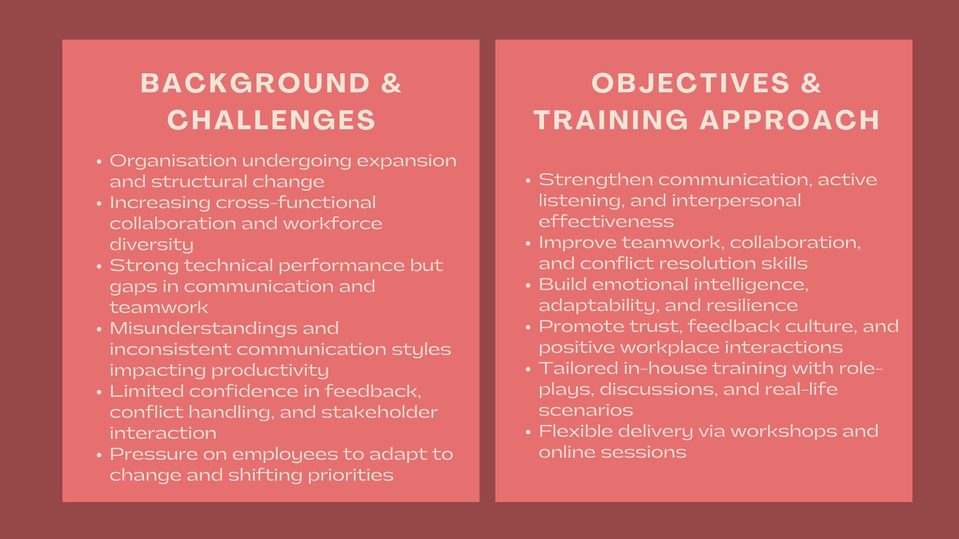 Case Study Soft Skills In-House